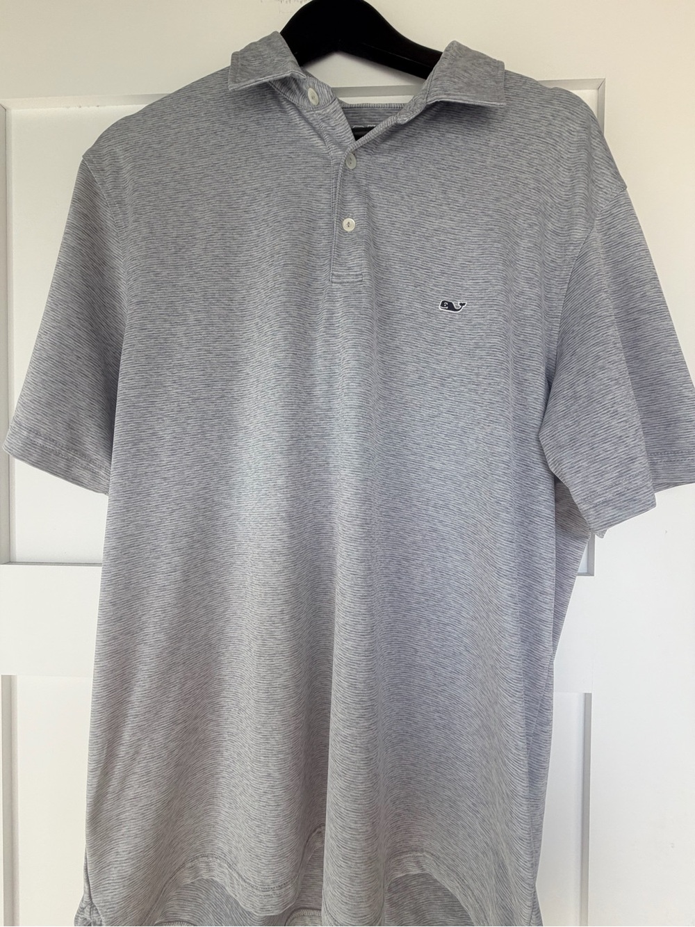 Vineyard Vines Men’s Heather Gray Performance Polo - Picture 8 of 9